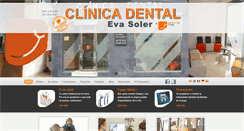 Desktop Screenshot of clinicadentalevasoler.com